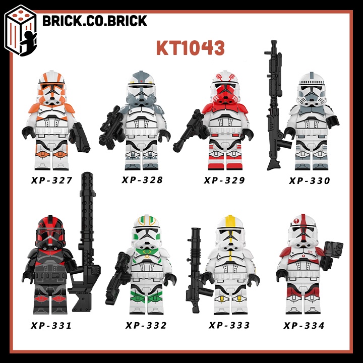 Mô hình lắp ráp lính troopers trong phim star wars đội quân đế chế darth vader kt1043