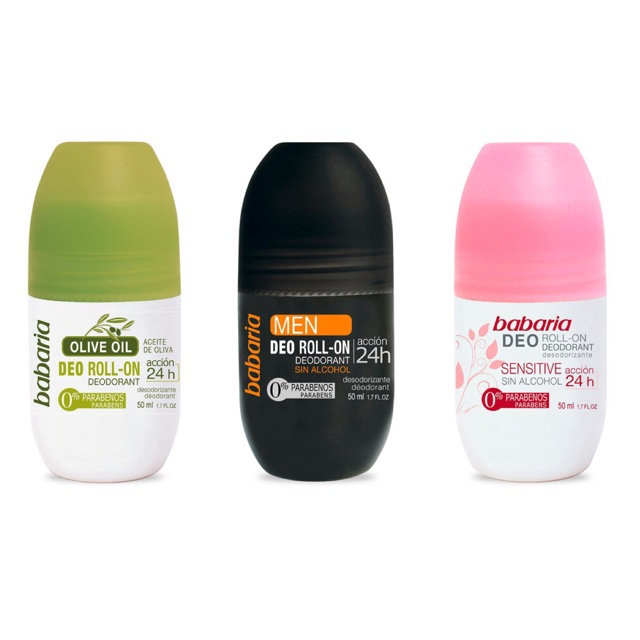 Lăn khử mùi sensitive babaria 50ml