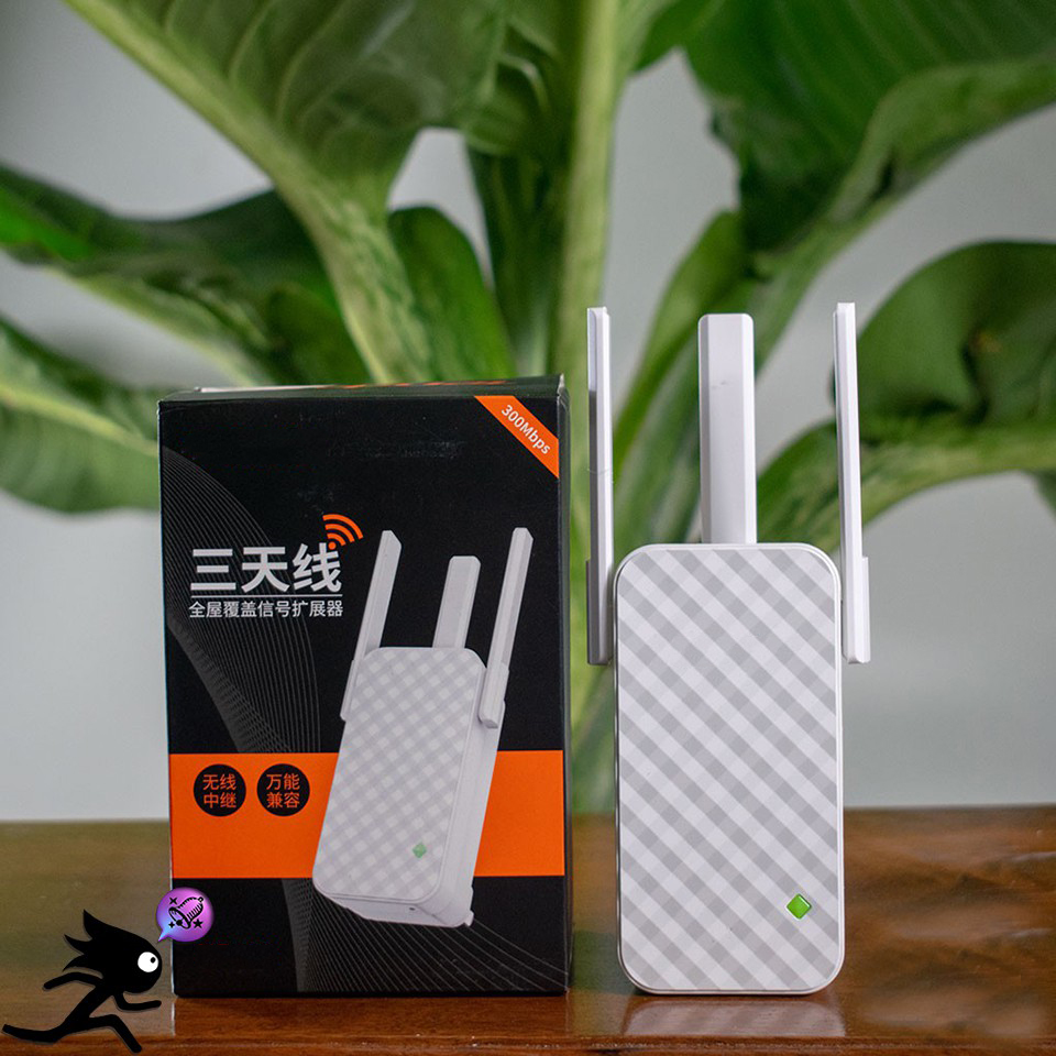 [HCM]Bộ kích sóng wifi bộ mở rộng sóng wifi 2 angten tốc độ 300mbp/s hỗ trợ 15 thiết bị kết nối cùng lúc ( Repeater thu và phát sóng wifi làm cho sóng wifi mạnh hơn) dùng nguồn điện 220v màu trắng  bảo hành 12 tháng