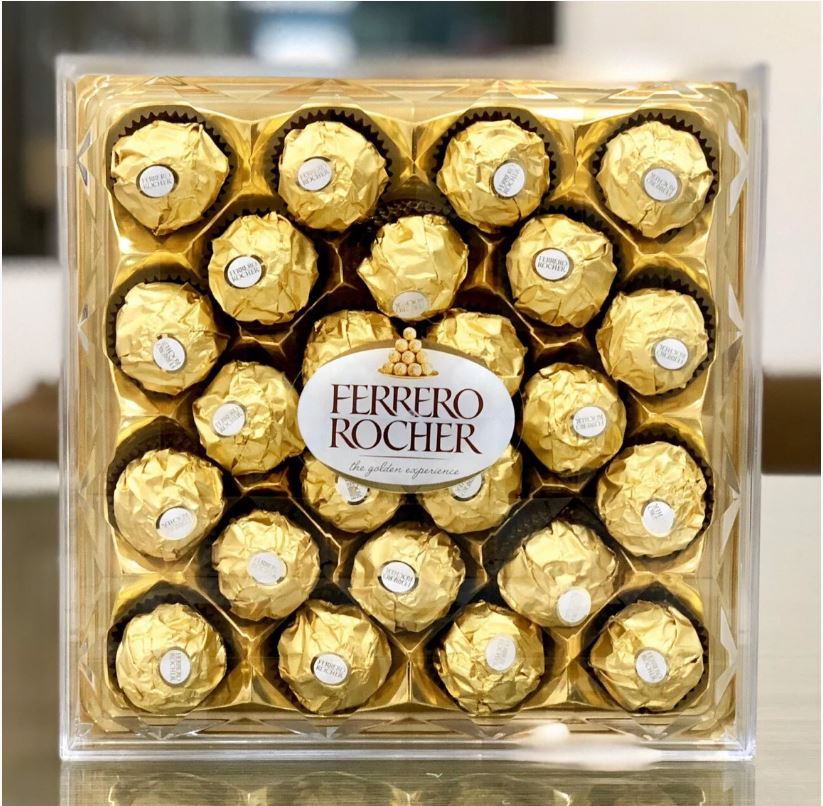 Sô cô la socola Ferrero Rocher 300G hộp 24viên