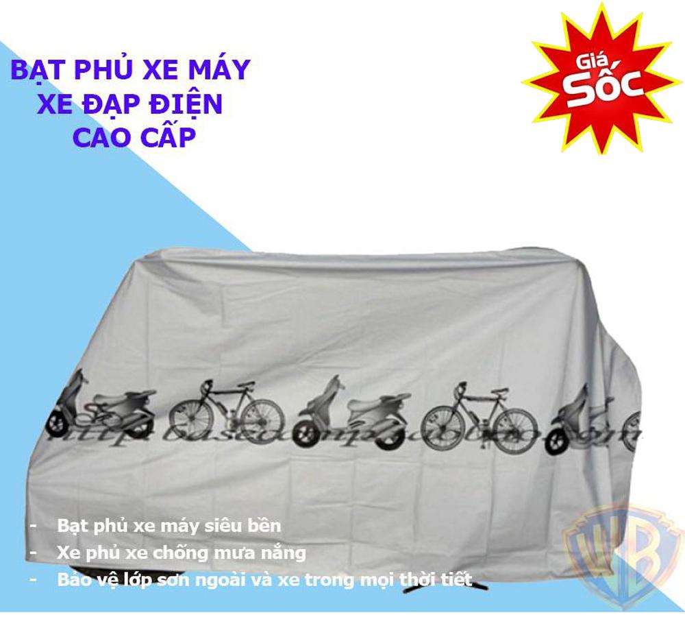 bạt phủ xe máy, tấm trùm bảo vệ xe máy, xe đạp, giảm gía cực sâu và sốc, mua ngay 4 bạt phủ xe máy, tấm trùm bảo vệ xe máy, xe đạp, giảm gía cực sâu và sốc, mua ngay 4
