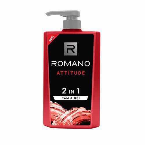 Tắm gội 2 trong 1 Romano Attitude 650g