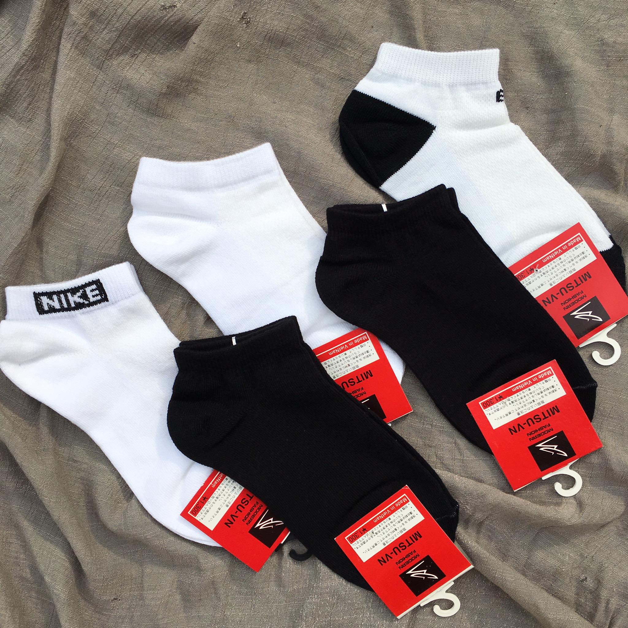 Tất vớ trơn cổ ngắn unisex