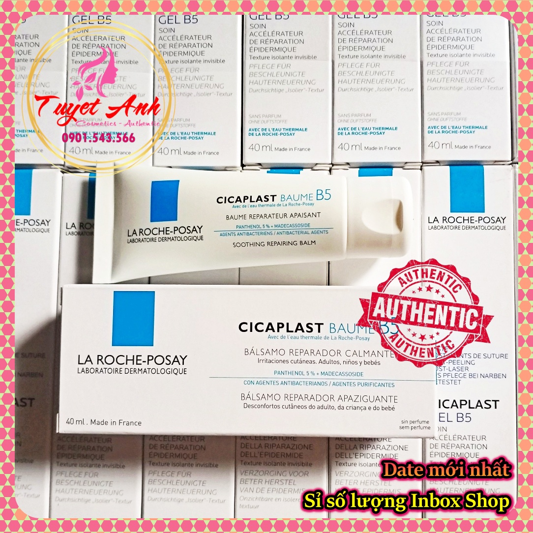 [HCM]B5 La Roche - Posay Cicaplast Baume Pháp - KEM DƯỠNG Làm dịu kích ứng phục hồi giảm sẹo thâm làn da