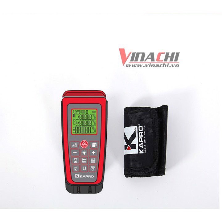 Máy đo khoảng cách kapro 375 - máy đo khoảng cách vinachi đa chức năng độ dài diện tích thể tích