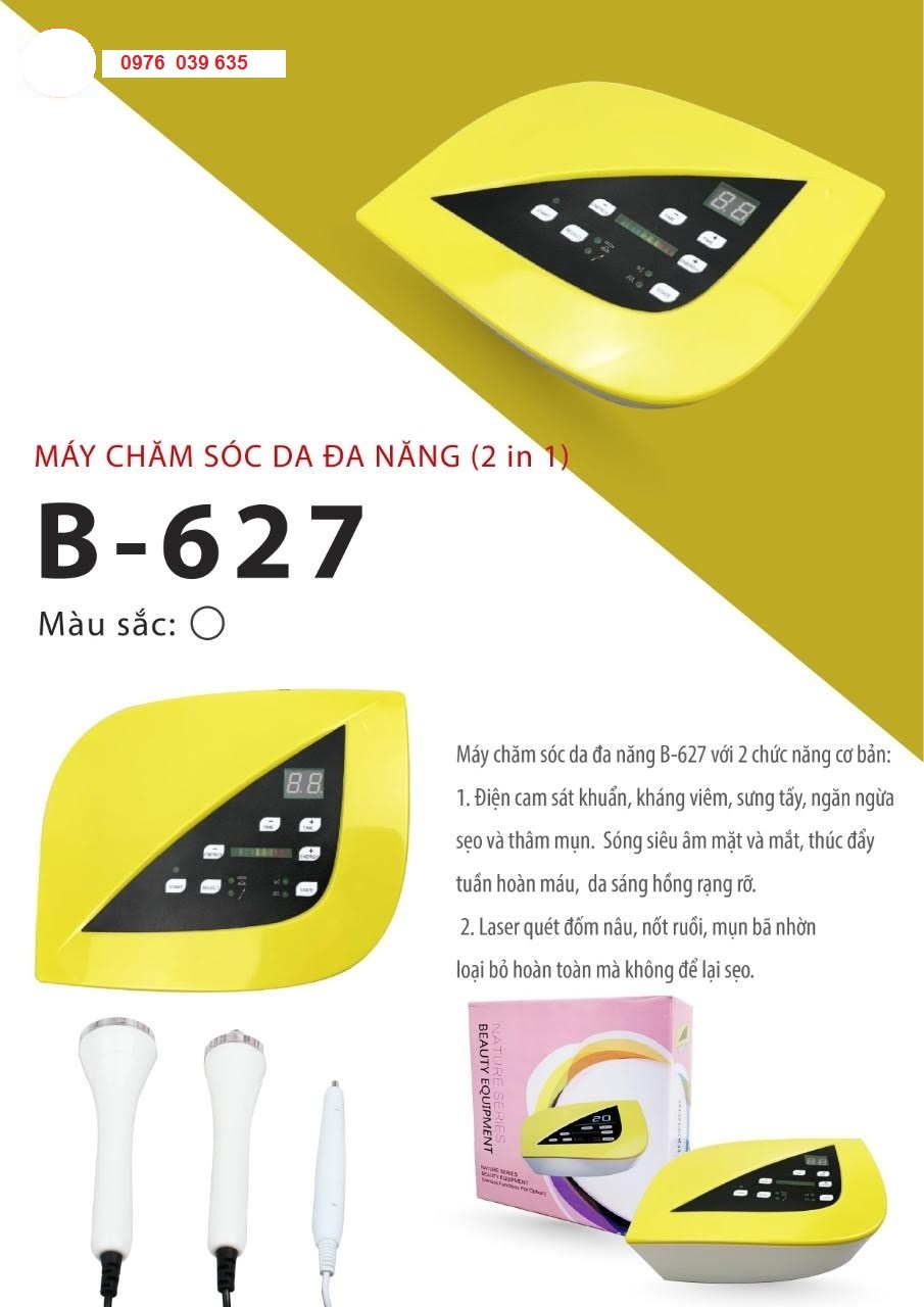 Máy hút chì thải độc tẩy nốt rùi tàn nhan B-627 - bảo hành 6 tháng
