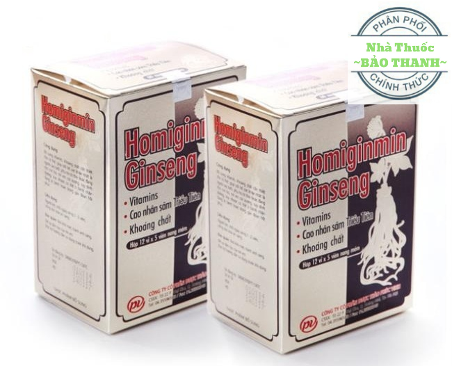 Homiginmin ginseng Phúc Vinh - Bổ sung vitamin, cao nhân sâm và khoáng chất
