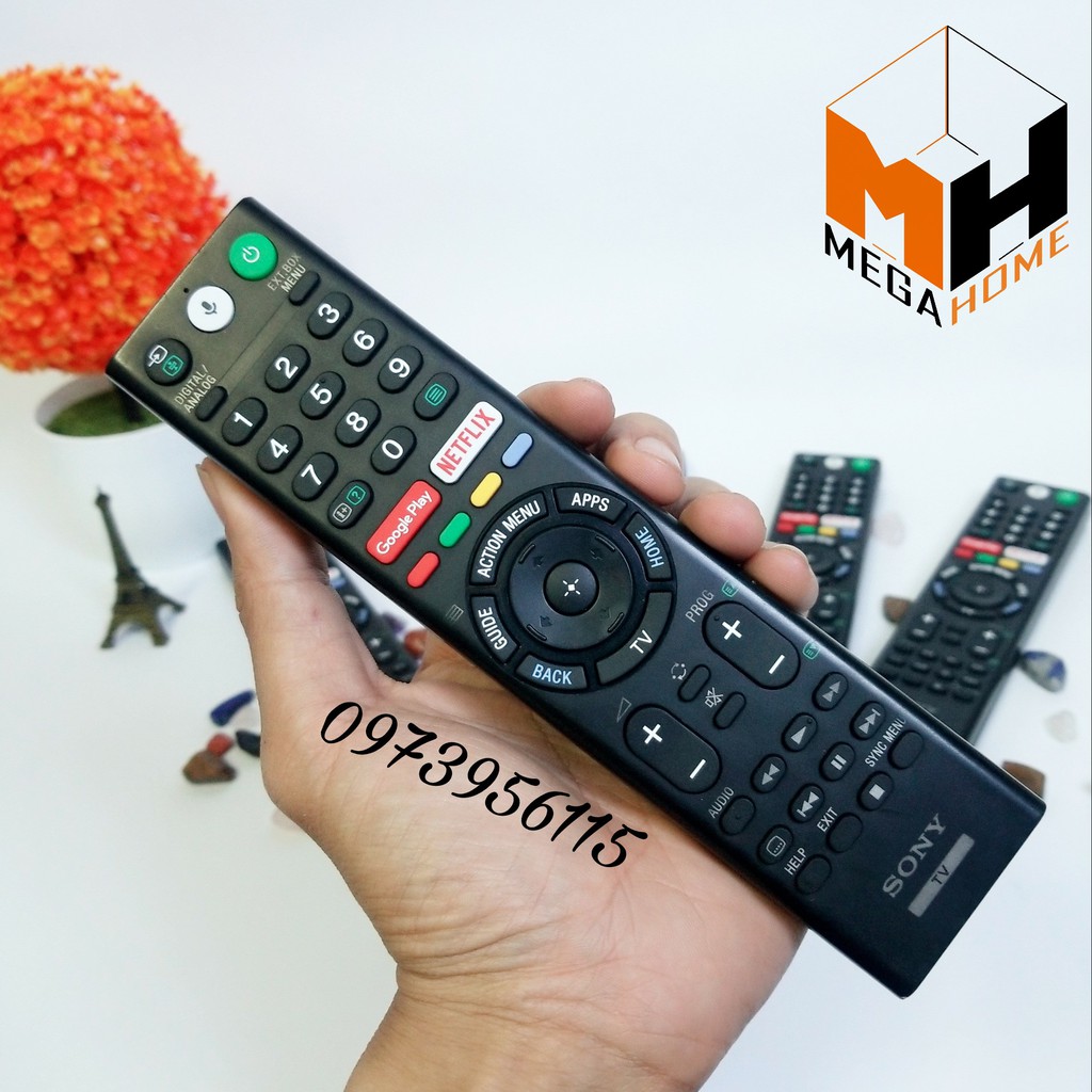 Điều khiển remote giọng nói tivi Sony smart RMF-TX200P