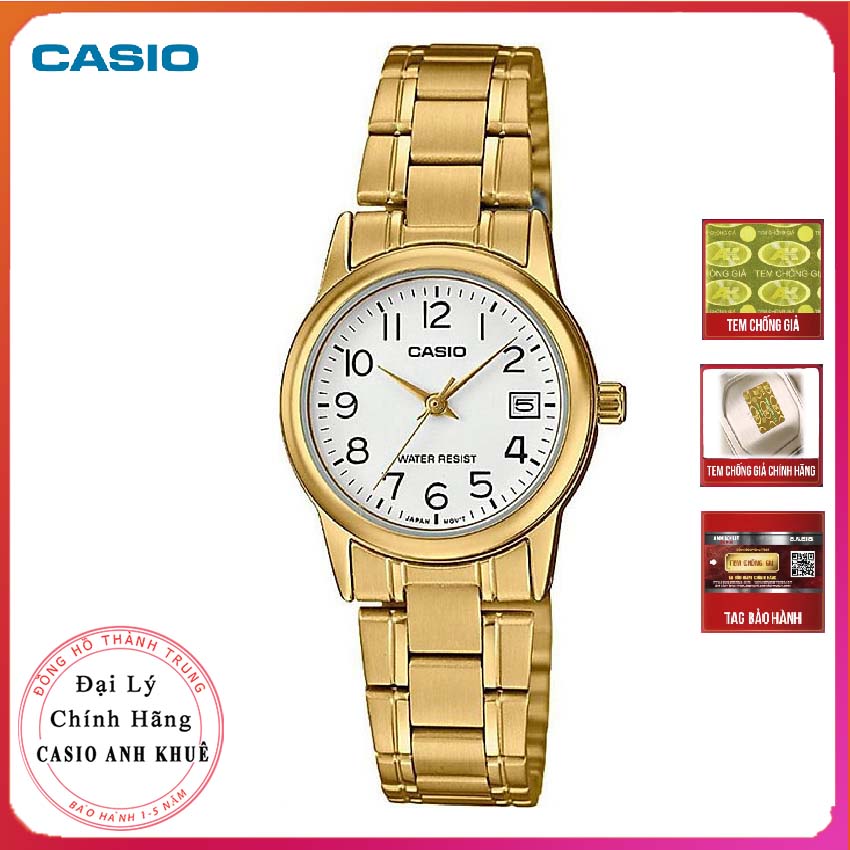 Đồng hồ nữ casio ltp-v002g-7b2udf