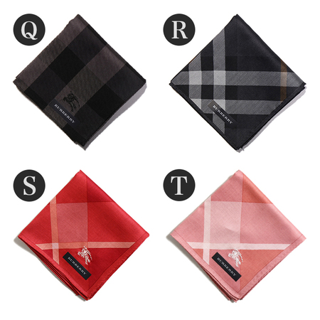 Khăn mùi xoa doanh nhân cao cấp Burberry. 100% cotton. Hàng cổ - ngưng sản xuất