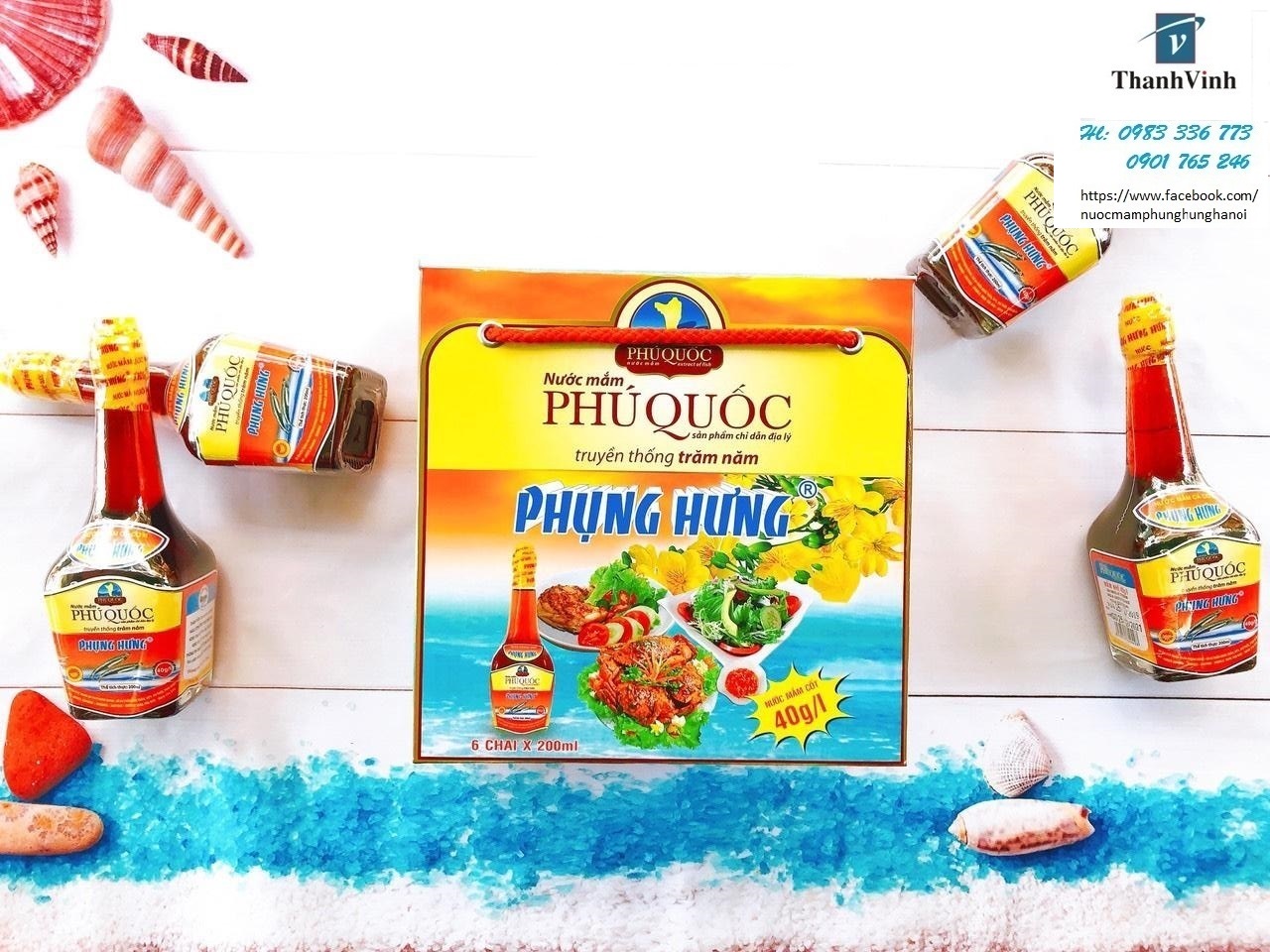 Nước mắm Phụng Hưng 40g/l 200ml