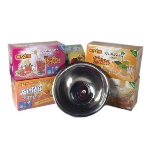 combo 10 bột giải khát các loại tặng ngay 1 thau hoặc chảo trị giá 40k