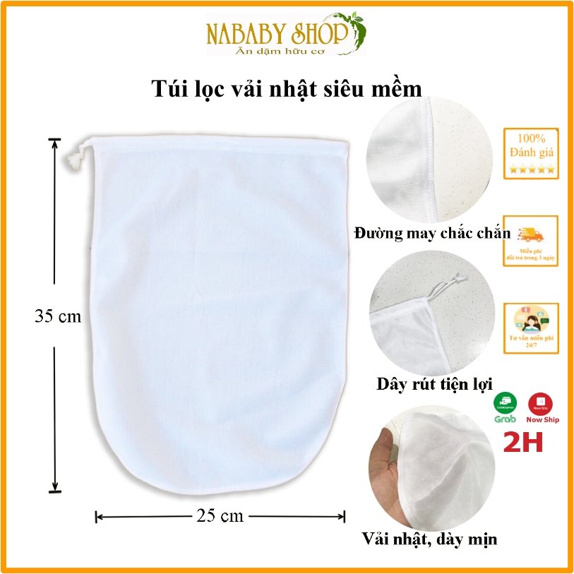 Túi lọc đa năng, lọc sữa đậu nành, sữa hạt, sữa chua