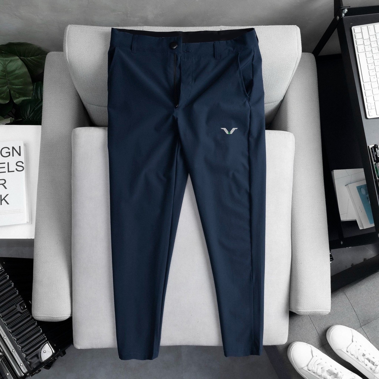 Quần Dài Lưng Tây Golf Chất Si Gió Mỏng, Nhẹ Cao Cấp - 2