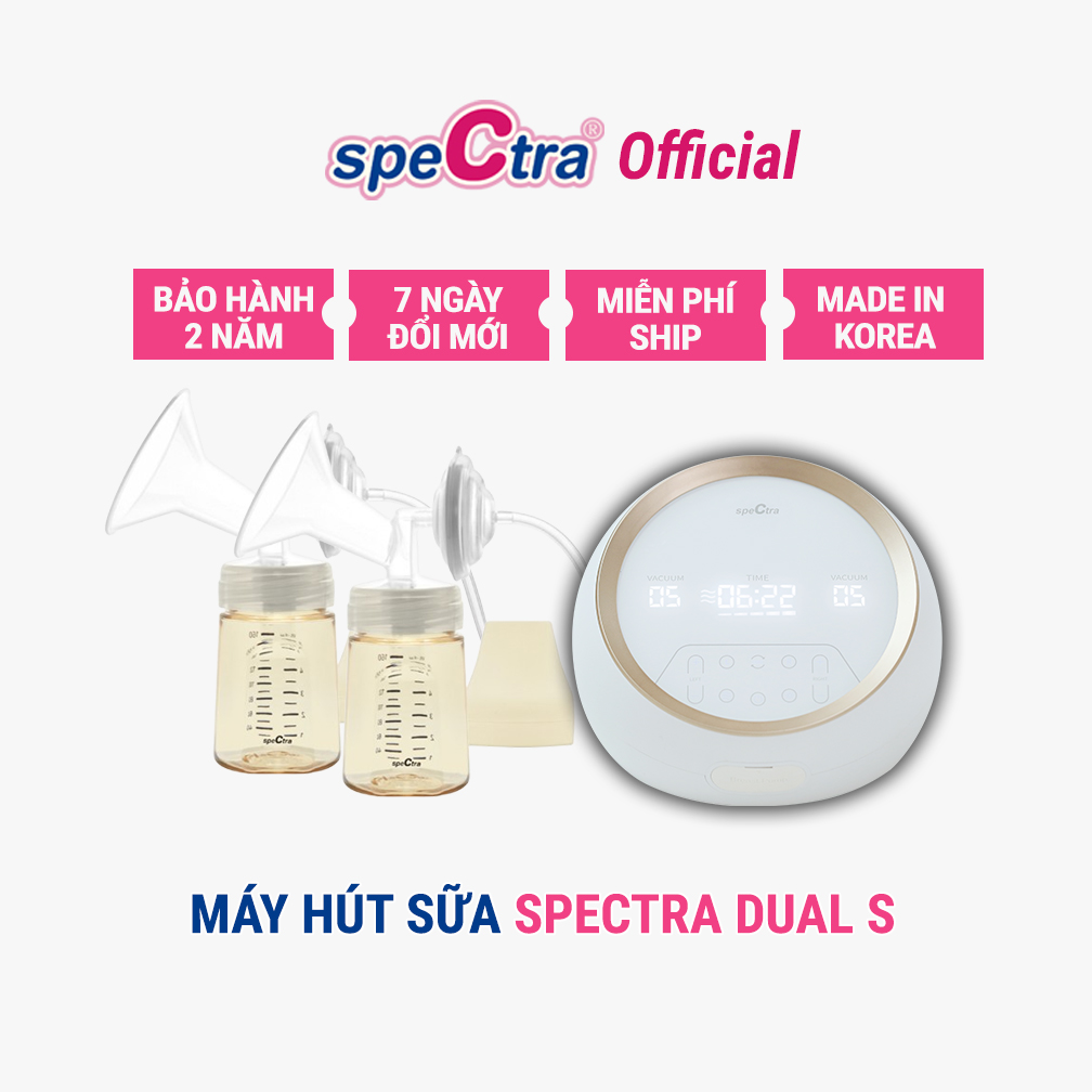 Máy Hút Sữa Điện Đôi Spectra Dual S Chính Hãng (Bảo Hành 2 Năm)