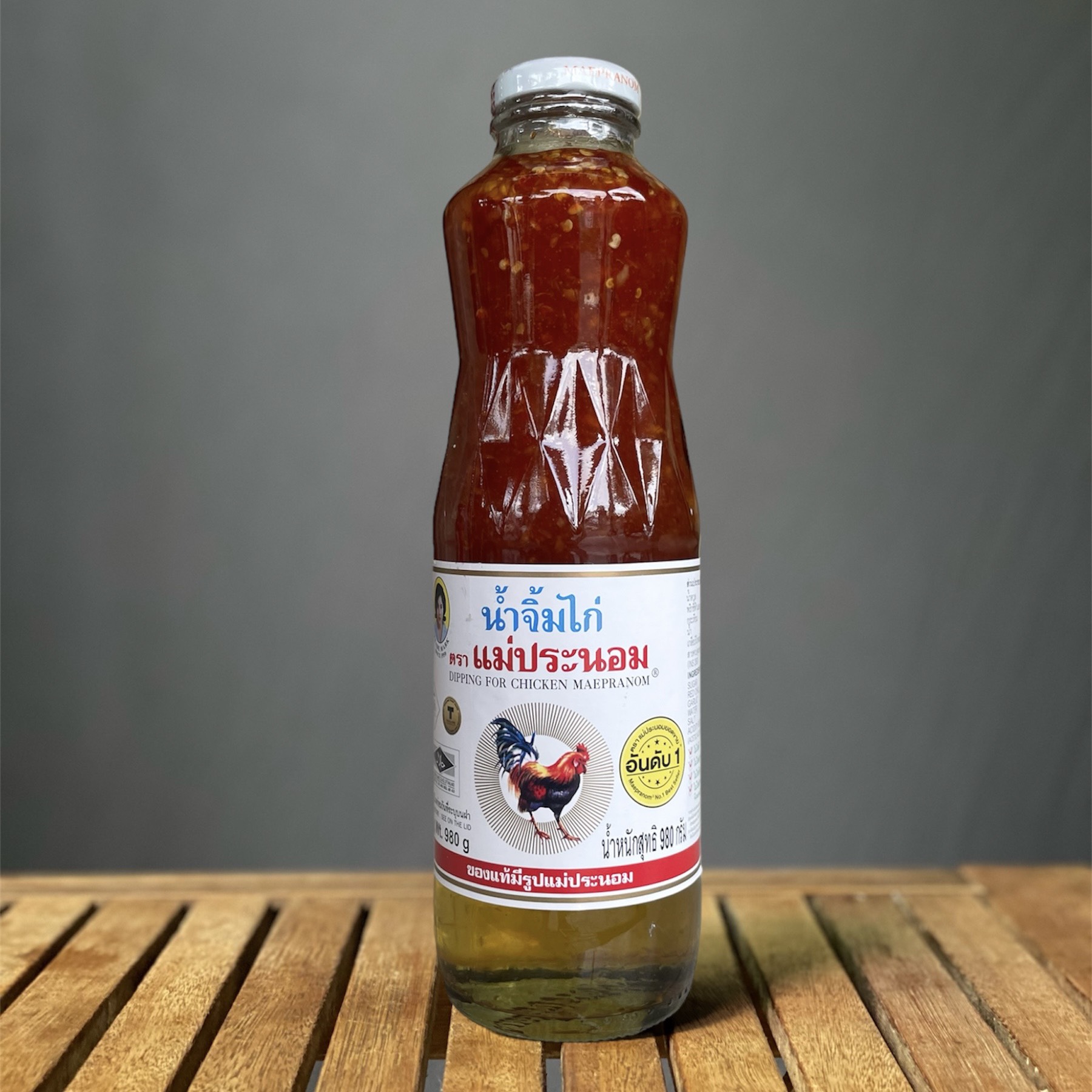Sốt Chua Ngọt Thái Lan hiệu Con Gà - Chai Thủy Tinh 980ml