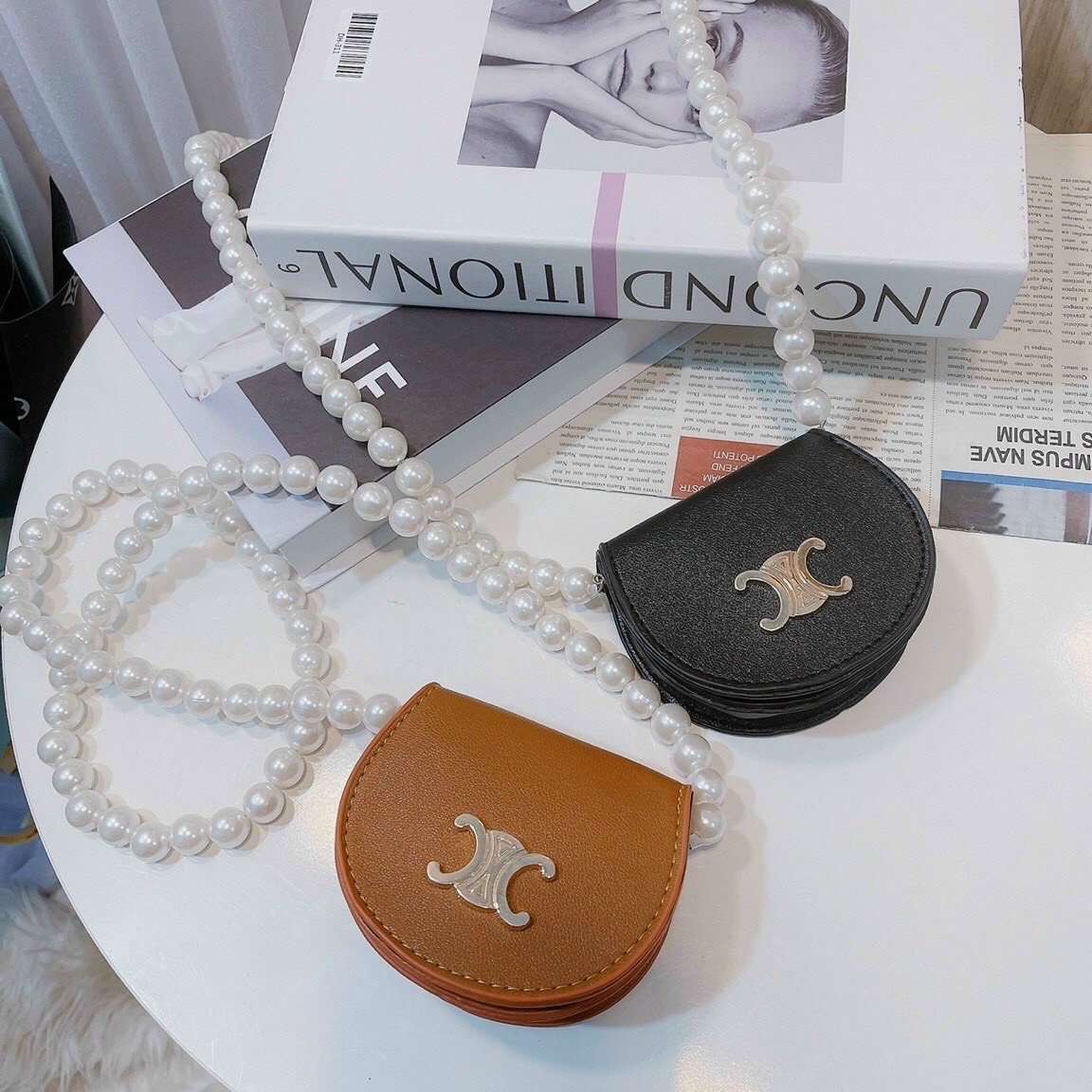 Túi xách đeo chéo mini dáng tròn đeo dễ thương, túi xách đẹp