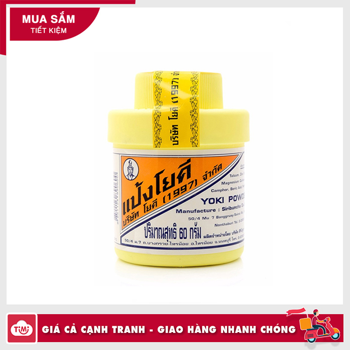 Phấn khử mùi hôi chân Yoki Powder Thái Lan 60g