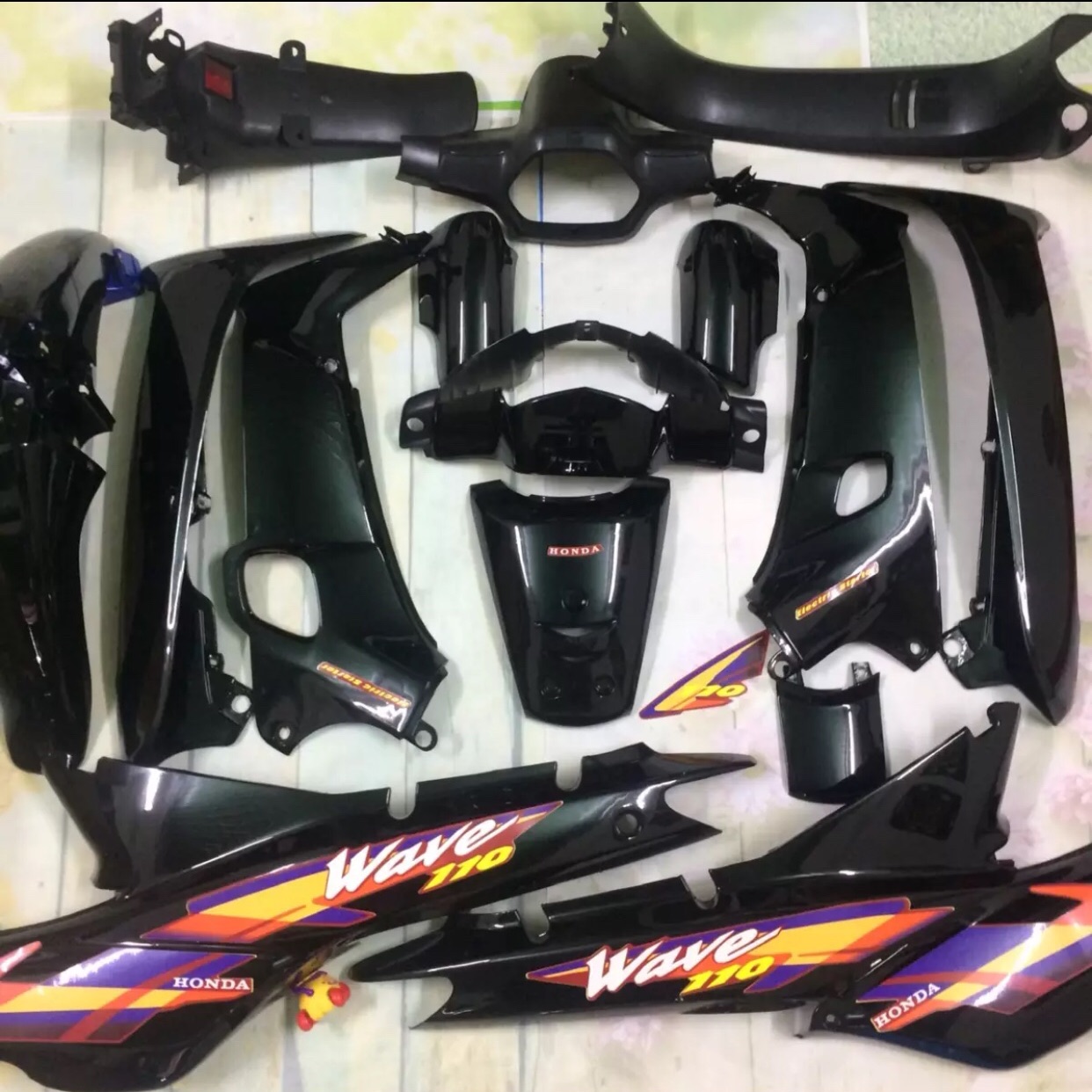 Bộ vỏ nhựa dàn áo xe Wave 110 đời cũ Wave alpha
