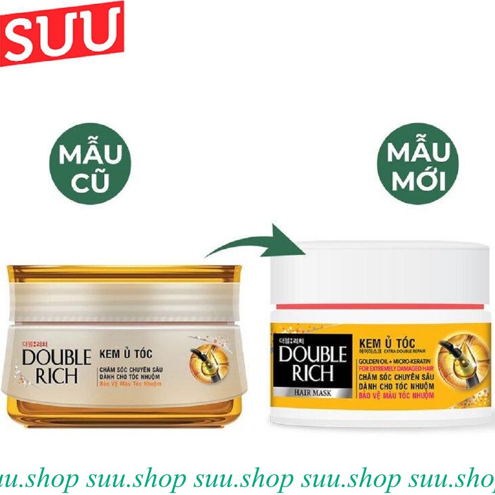 Kem ủ tóc 150g double rich dành cho tóc nhuộm