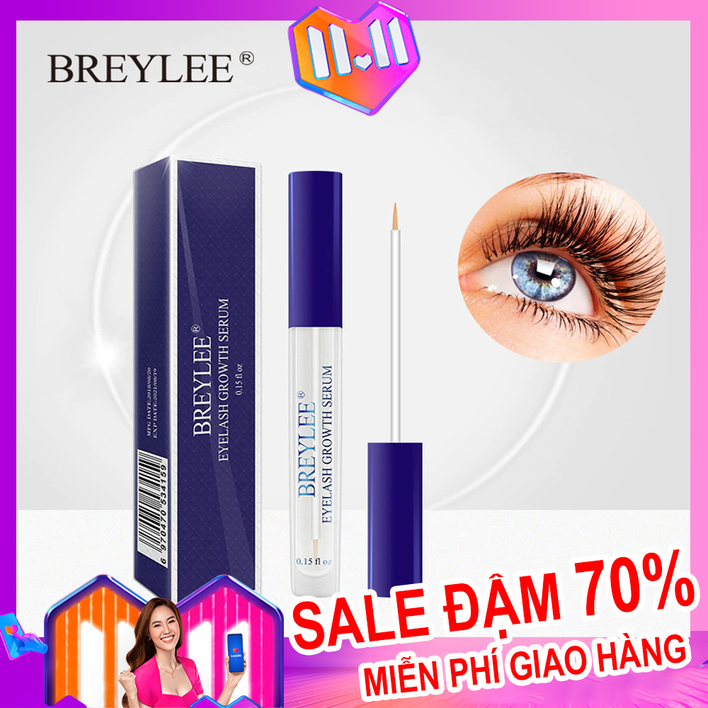 [HCM]BREYLEE Tinh Dầu Dưỡng Mi Giúp Lông Mi Mọc Nhanh Và Dày EYELASH GROWTH SERUM EYELASH ENHANCER EYE LASH TREATMENT
