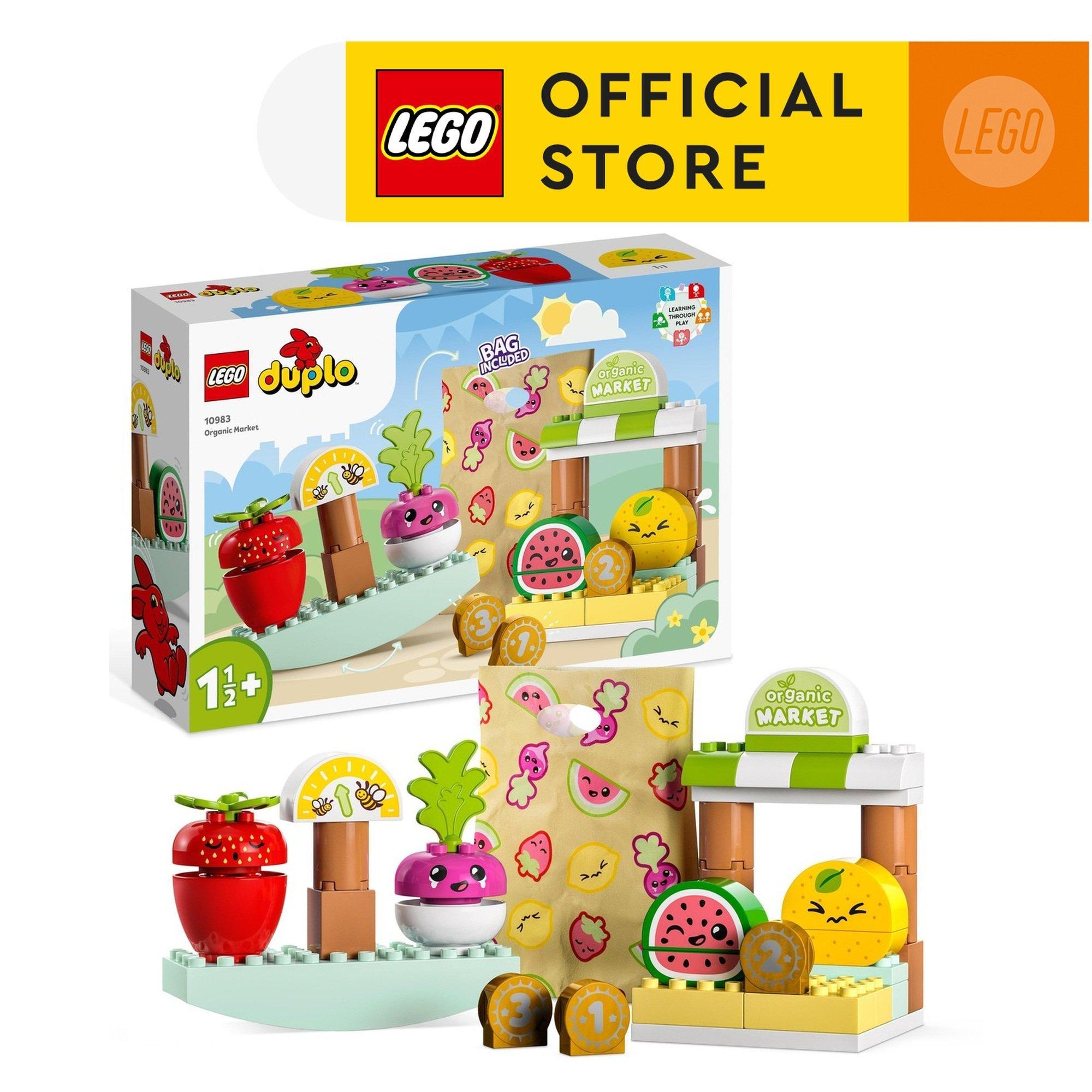 Lego duplo my first đồ chơi lắp ráp 10983 khu chợ rau củ hữu cơ
