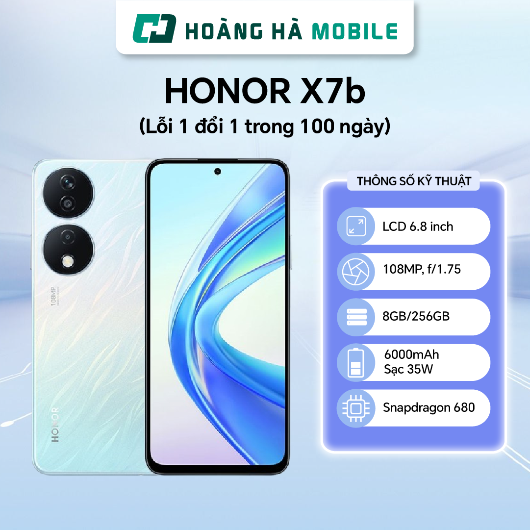 Điện thoại HONOR X7b - 8GB/256GB - Chính hãng