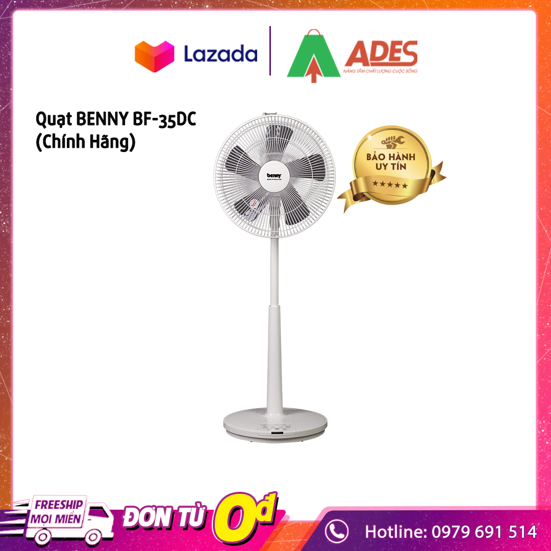 Quạt benny bf-35dc - bh 12 tháng