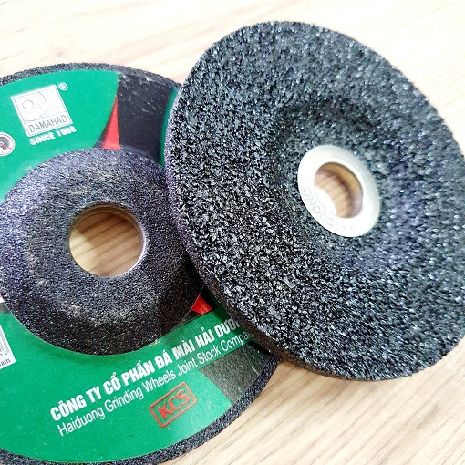 Bộ 2 đá mài 1 tấc a24q - 100x6mm đá mài dĩa độ cứng cao mài mòn ít hao hụt bền bỉ tiện lợi