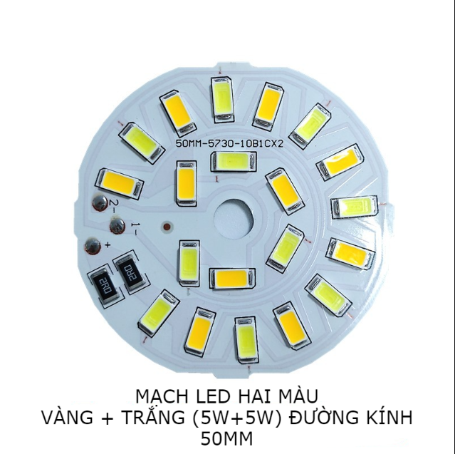Mạch led tròn 3w 5w 10w điện dc 5v - chế đèn led tiện dụng