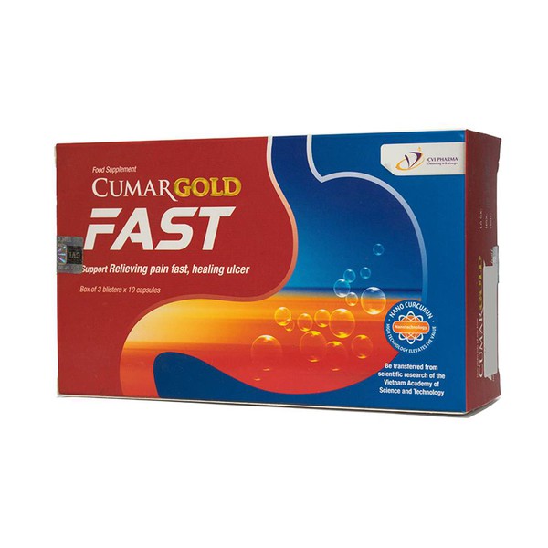 Cumargold Fast - Hỗ Trợ Giảm Đau Nhanh, Lành Vết Loét