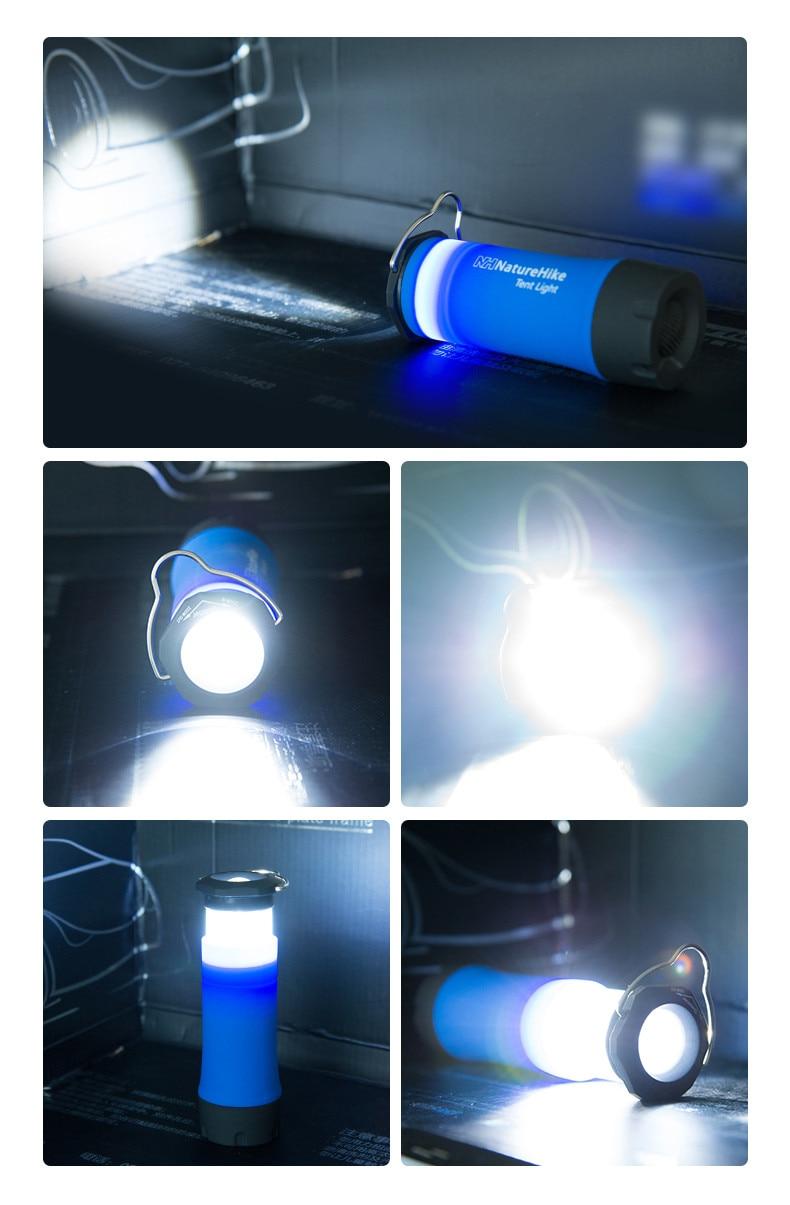 Đèn lều siêu sáng sử dụng pin 3a Naturehike nh15a003-i đèn cắm trại Naturehike đèn