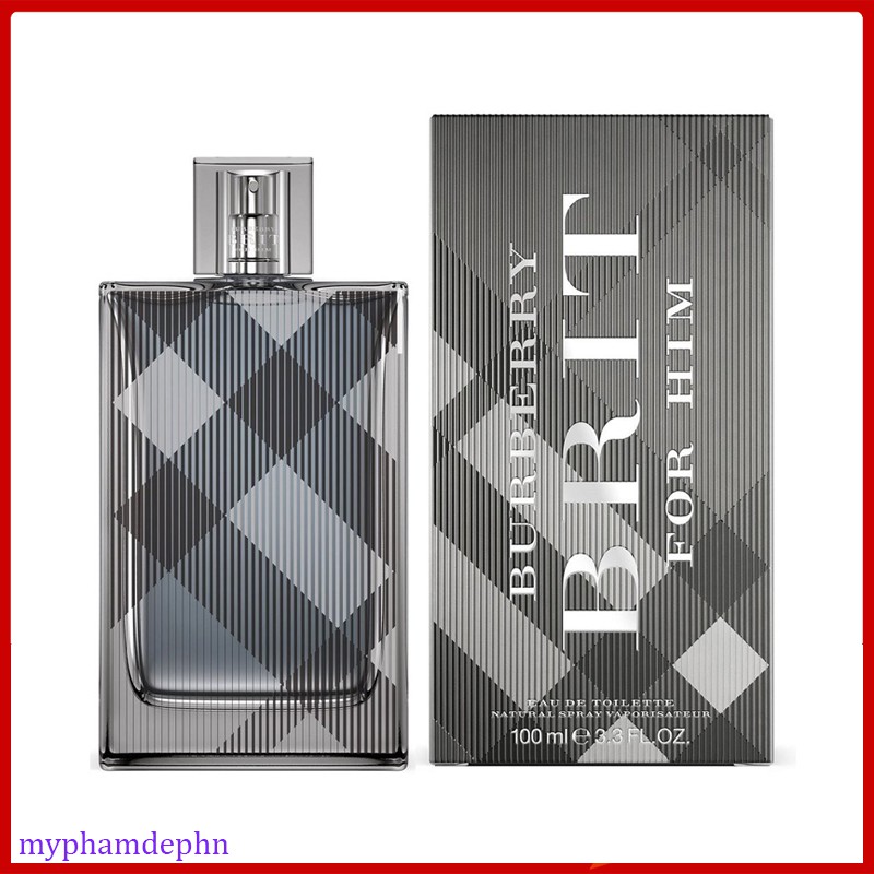 Nước Hoa Nam Burberry Brit For Him Eau De Toilette 100ml 