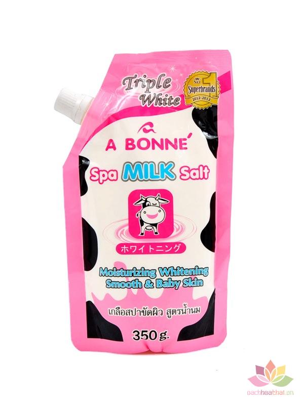 Dữ liệu tại https://www.bachhoathai.vn Dữ liệu tại https://www.bachhoathai.vn Muối tắm cát sữa bò Spa Milk Salt (túi)