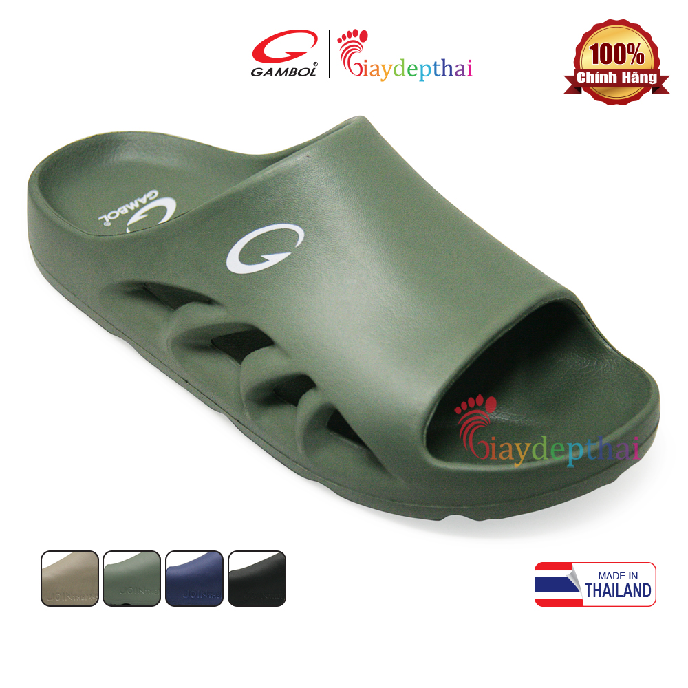 Dép Nam Thái Lan đúc nguyên khối Quai Ngang Gambol 42207 siêu êm