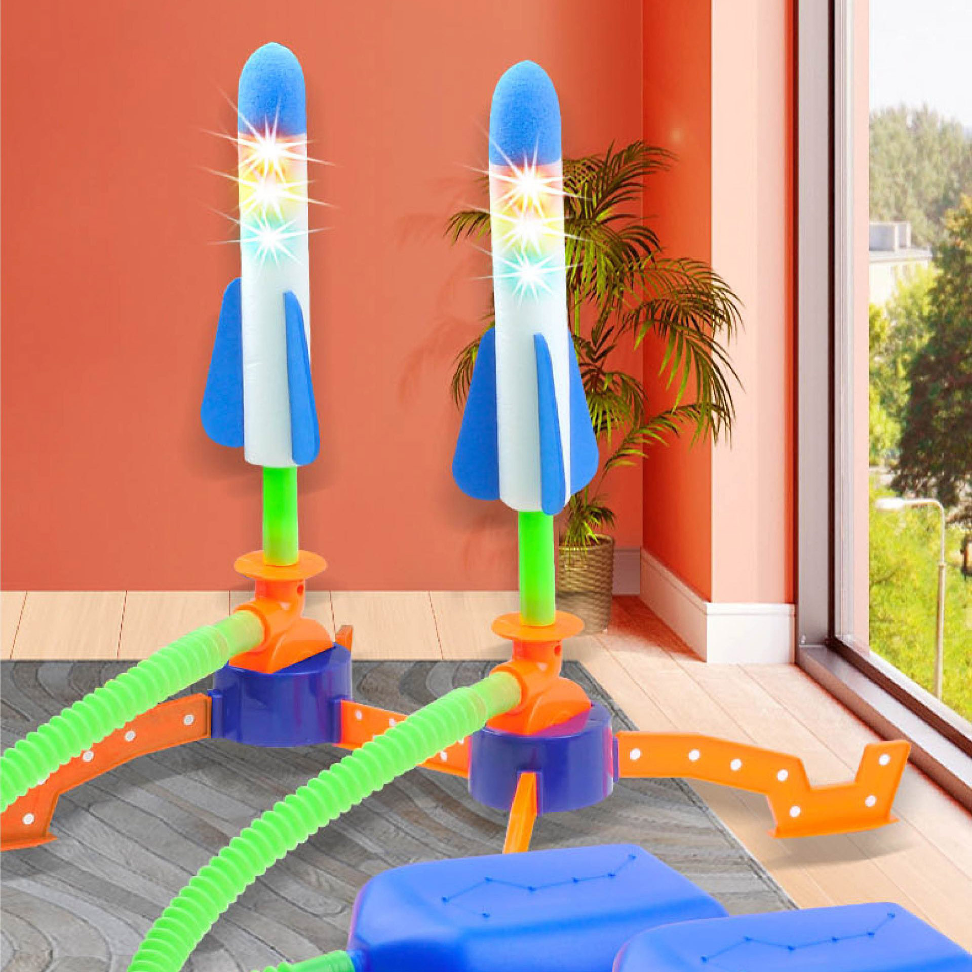 Đồ chơi bệ phóng tên lửa xốp stomp rocket mới nhất 2023