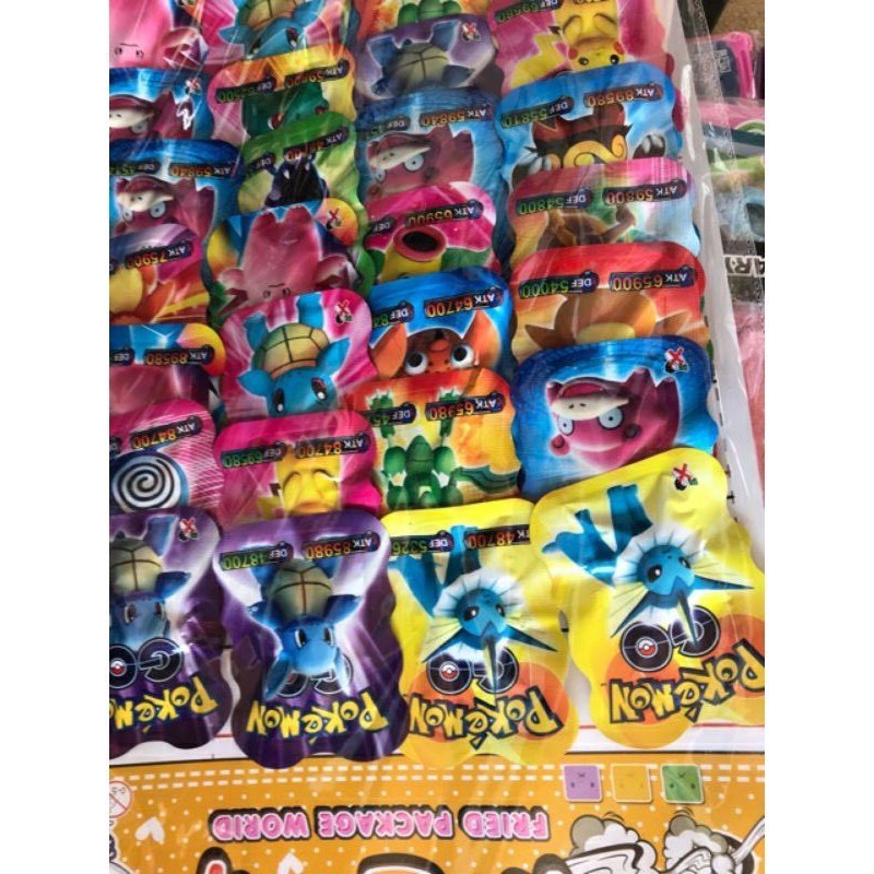 Set 40 chiếc nổ dẫm hình pokemon