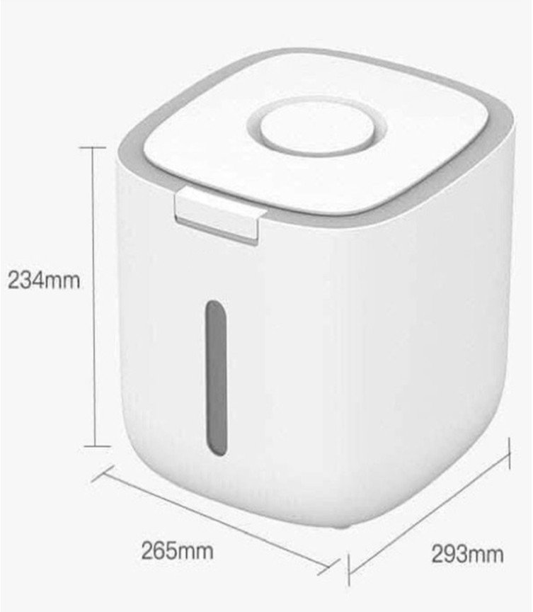 Thùng Đựng Gạo Cao Cấp 5kg & 10kg - Thùng Đựng Gạo Nắp Đậy Thông Minh, Thiết Kế Hiện Đại & Đẹp Mắt, Chất Liệu ABS &PP An Toàn Chống Nước, Chống Ẩm Mốc, Mối Mọt - Hàng Nhập Khẩu