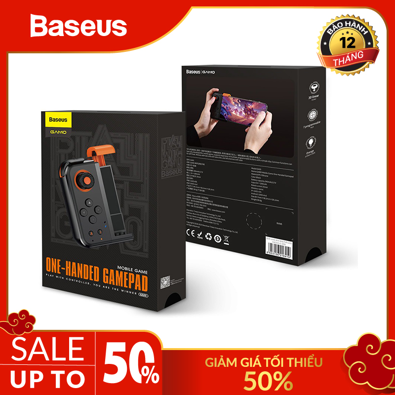 Tay Cầm Chơi Game Baseus GAMO Cho Trò Chơi PUBG, Tay Cầm Điều Khiển Không Dây Bluetooth Cho Iphone 11 11 Pro Samsung Huawei Xiao Mi, Tay Cầm Chơi Game Điện Thoại Di Động