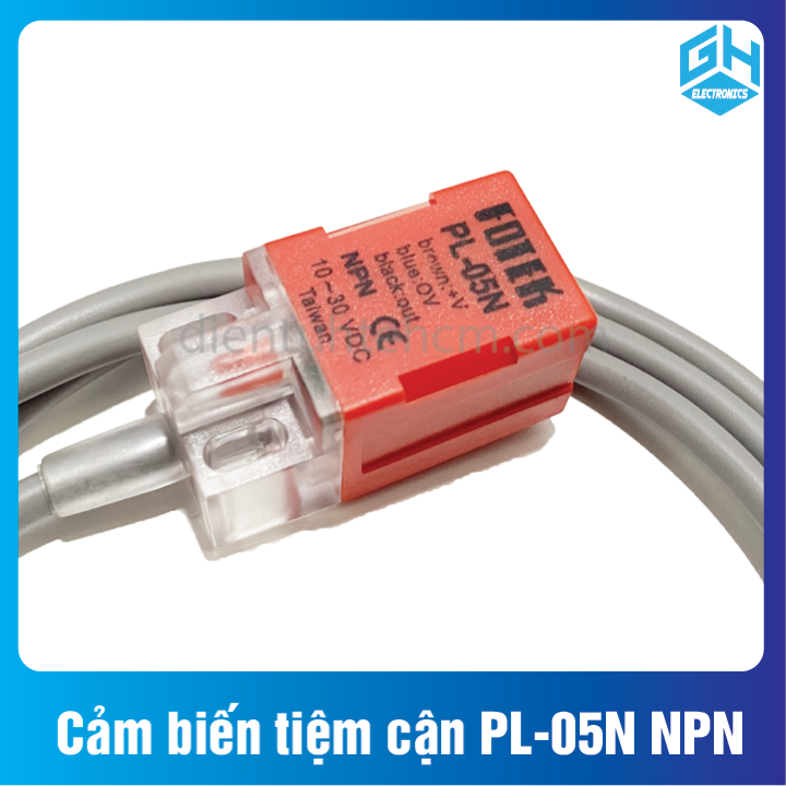 Cảm biến tiệm cận PL-05N NPN màu cam dùng trong điện tử