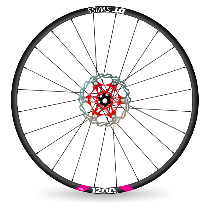 Tem decal dán bánh xe đạp địa hình MTB dt swiss 1200 | cheetahdecals.com