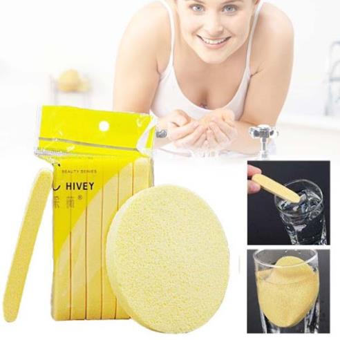 Bông nở rửa mặt chivey