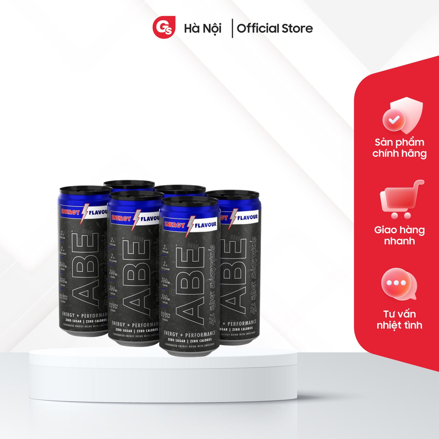 Nước tăng lực Applied Abe Energy Performance, Pre Workout (330ml x 1 lon ) nhập khẩu Anh - Gymstore