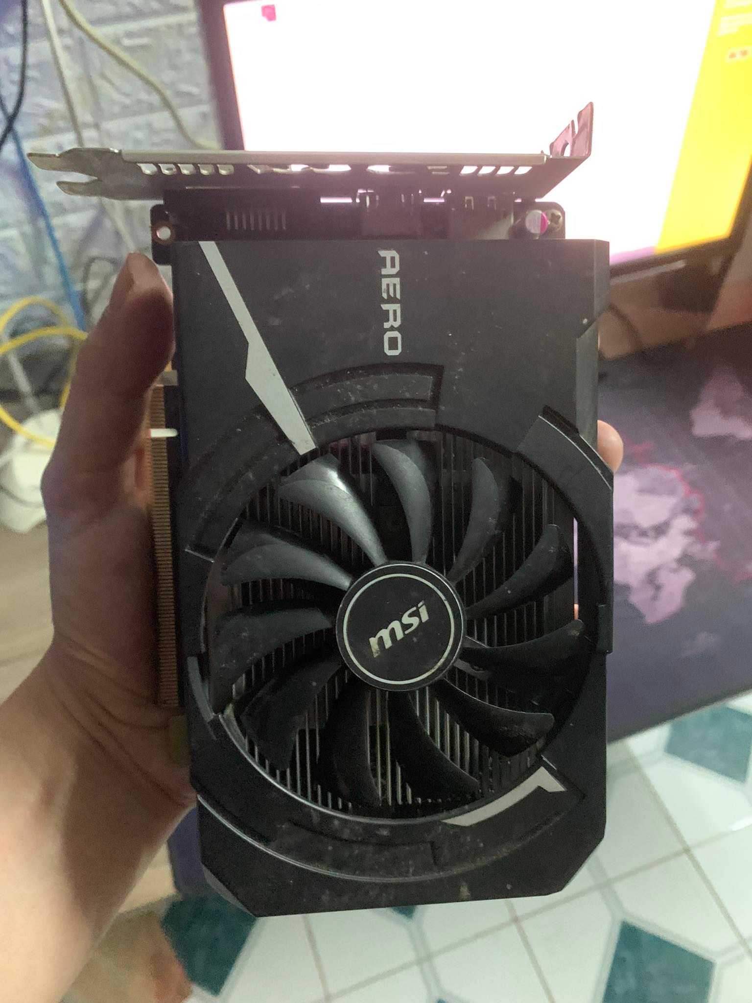 Card màn hình gtx 1050ti 4gb msi 1 fan