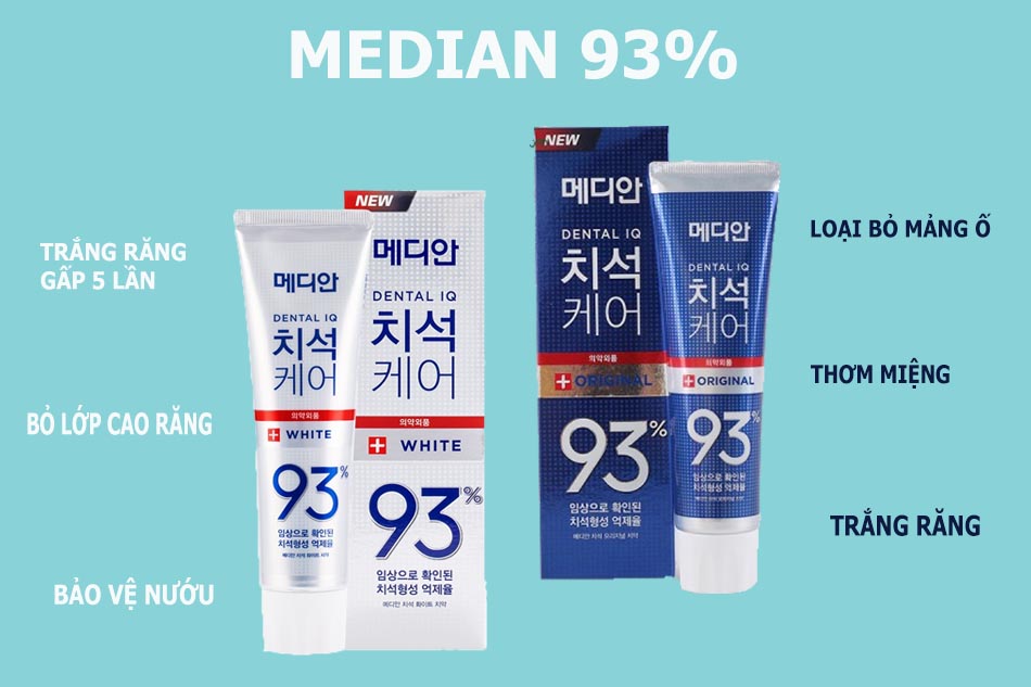 Kem đánh răng Hàn Quốc Median Dental