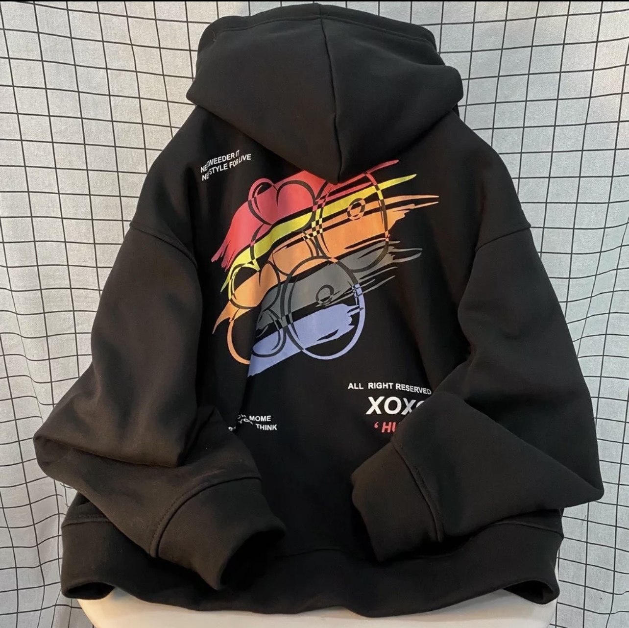 ÁO KHOÁC HOODIES CÓ KHÓA NAM NỮ IN HÌNH XOXO QUỐC CHẤT NỈ DÀY PHOM FORM RỘNG CHỐNG NẮNG, NÓNG ĐÔNG HÈ HOT TREND
