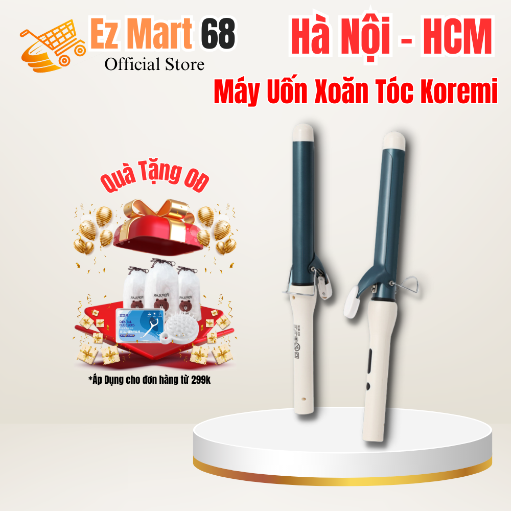 Máy Uốn Xoăn Tóc Koremi Phong Cách Hàn Quốc 5 Chế Độ Làm Xoăn Tóc Lọn To Nhỏ Tạo Kiểu Tóc Chuyên Nghiệp An Toàn Khi Sử Dụng - Máy Uốn Tóc Máy Làm Xoăn Tóc Máy Uốn Tóc Mini Máy Uốn Tóc Xoăn 
