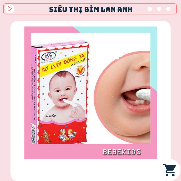 Rơ lưỡi Đông Fa 10 hộp cho bé yêu