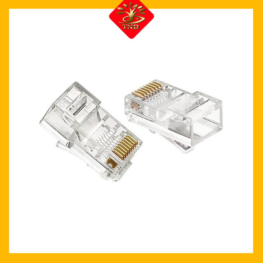 Túi Hạt Mạng RJ45 HẠT CHẤT LƯỢNG Hạt Mạng AMPP ARIGATO Hộp 100 Hạt. HMAT