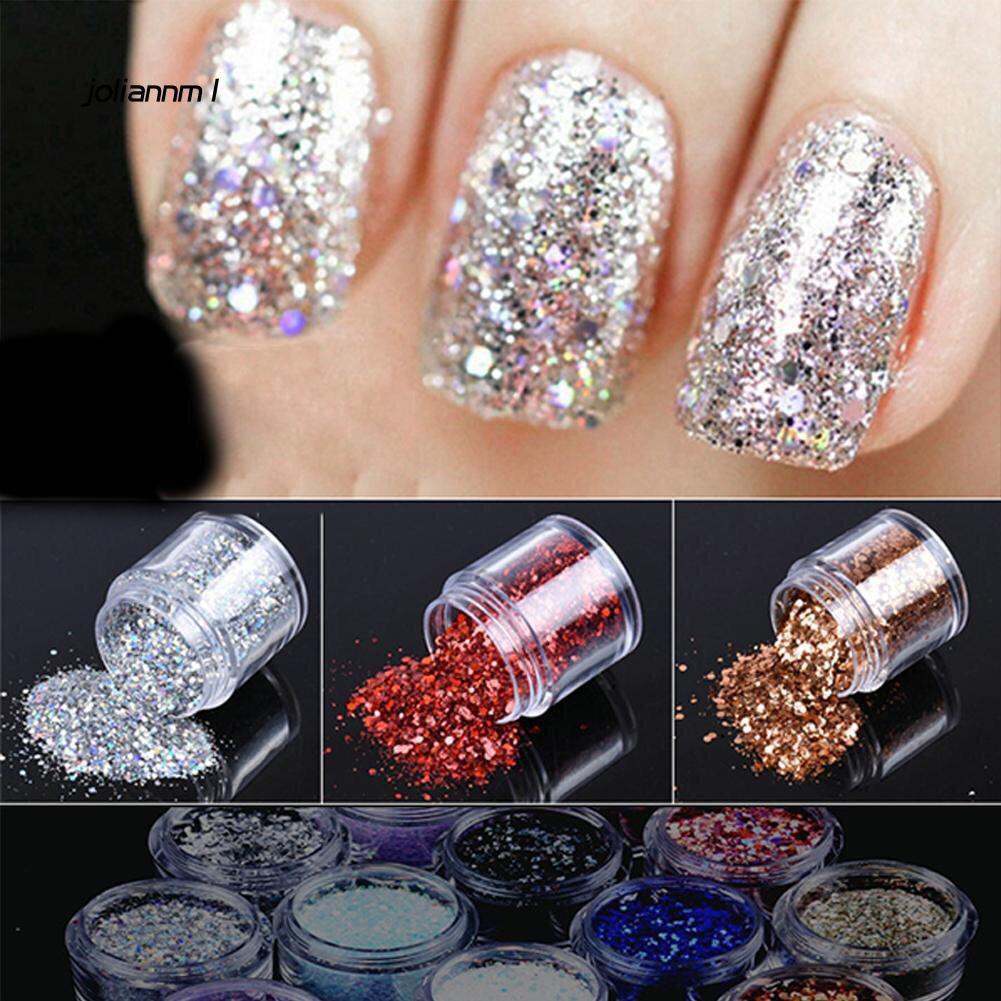 Lọ bột kim tuyến trang trí 10g màu đẹp tiện dụng